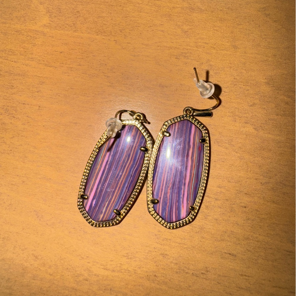 Purple Kendra Scott Earrings